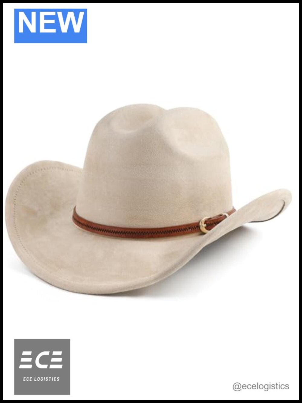 Pro Celia Cowboy Hat Women Men Wide Brim Western Cowgirl Hat